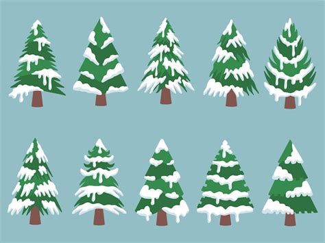 tree with snow clip art|More.